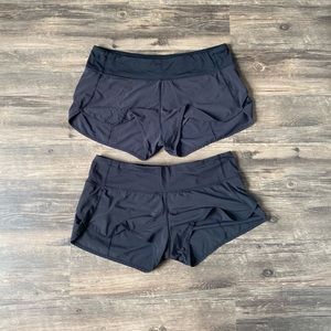 Lululemon Athletica Speed Short - black/red zip